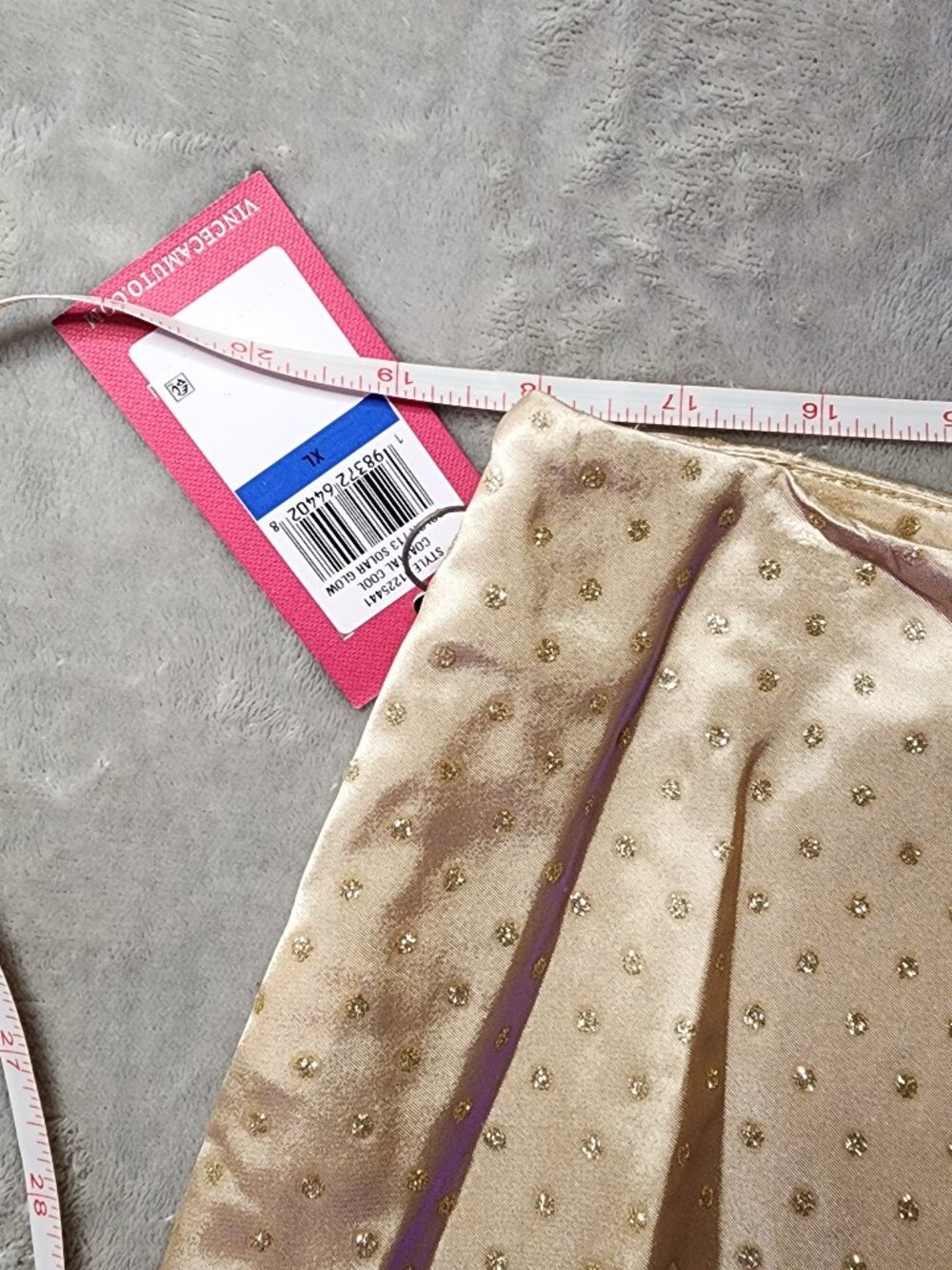 *NWT* Women's XL Vince Camuto Gold Long Skirt - Picture 2 of 16
